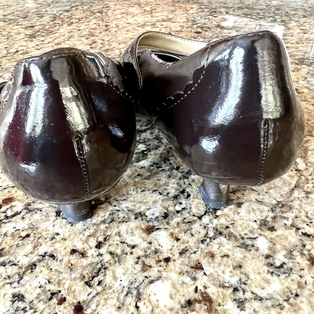 MADDEN GIRL {Size 8} Chocolate Brown Kitten Heels Mary Jane Buckle Round Toe - Picture 16 of 16